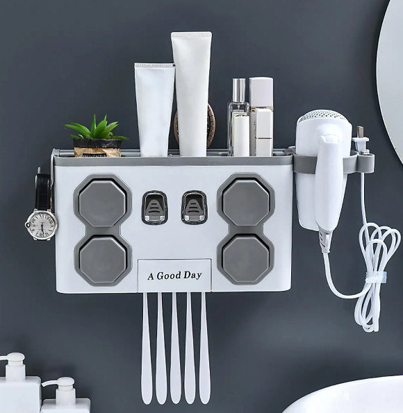 Многофункциональный держатель для зубных щеток good day Multi-Function Toothbrush Holder