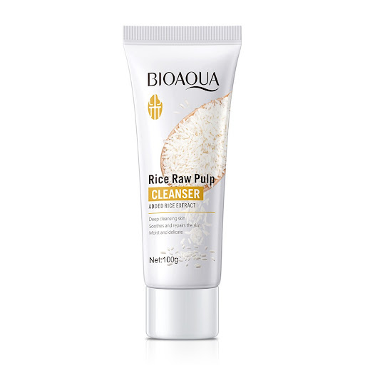 Пенка для умывания с экстрактом риса Bioaqua Rice Raw Pulp Lotion