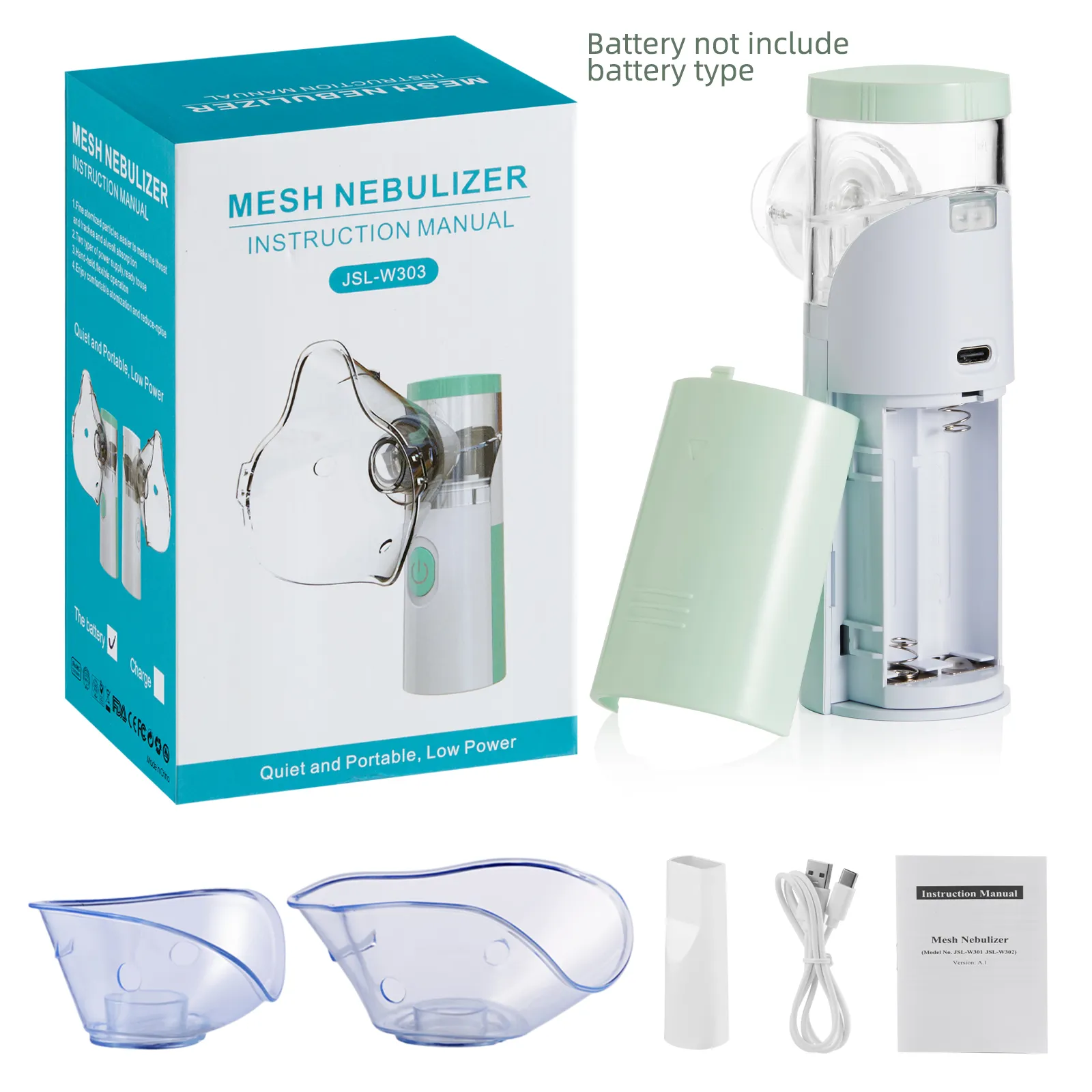 Небулайзер Mesh Nebulizer JSL-W303