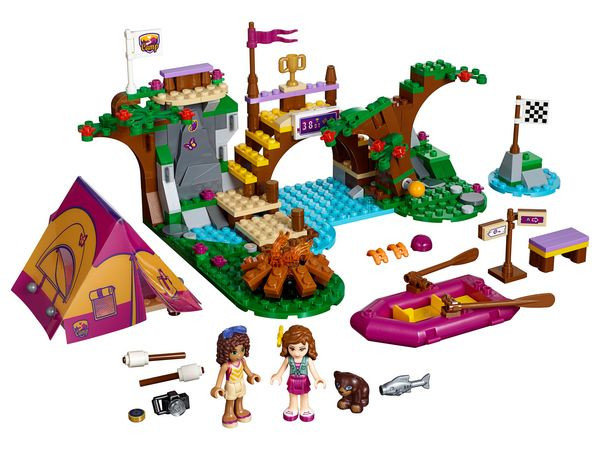 Конструктор Френдс Спортивный лагерь: сплав по реке 325 детали