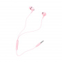 Проводные наушники BOROFONE BM49 Player, Jack 3.5mm, 1.2 м, розовый, контроллер с микрофоном