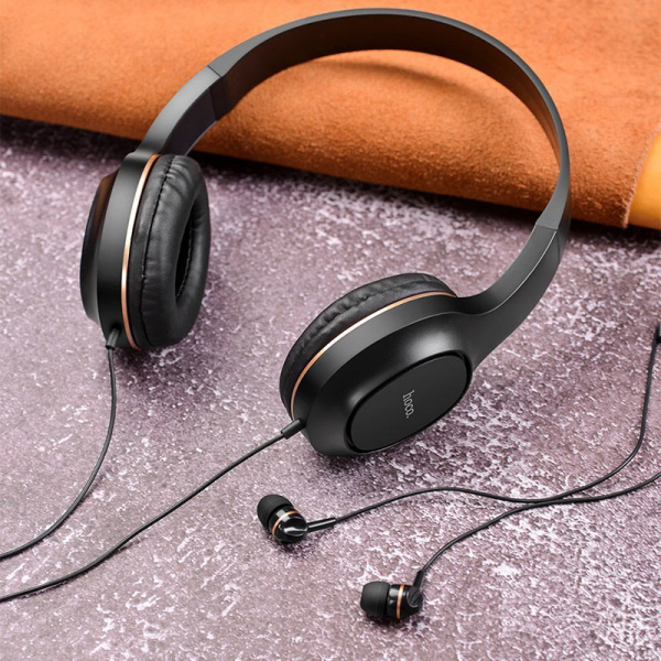 Беспроводные наушники HOCO W24 Bluetooth, золотой