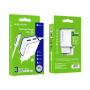 Зарядное устройство BOROFONE BA35A Brilliant 2*USB, 2.1A, белый, кабель Type-C