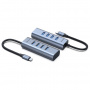 Хаб Baseus Enjoy AHUB-Q0G, 5 разъемов, USB Type-C - USB 3.0