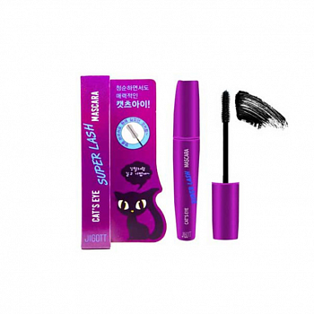 JIGOTT CATS EYE SUPER LASH Удлиняющая тушь для ресниц