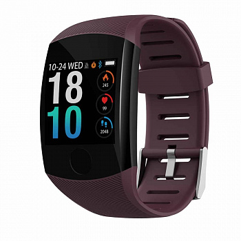 Фитнес часы Smart Watch Q11 бордовые