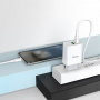 Зарядное устройство HOCO C80A Rapido, 3.1A, белый, Двойной порт USB/Type-C,PD3.0, QC3.0, кабель Type-C - Type-C