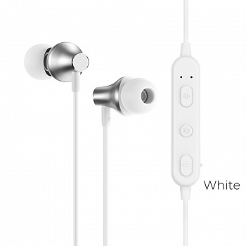 Беспроводные наушники BOROFONE BE32 Easygoing Sports, Bluetooth, 55 мАч, Белый, Hands-free