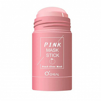 Глиняная маска-стик для лица с экстрактом персика O-Cheal Pink Peach Mask Stick