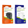 Зарядное устройство BOROFONE BA46A Premium, 3A, белый, два порта: USB/Type-C