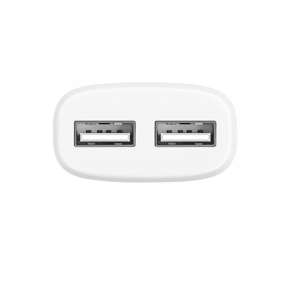 Сетевое зарядное устройство Hoco C12, 2 USB, 2.4А, черный