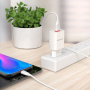 Комплект зарядки Type-C Borofone BA20A, 1 USB, 2.1А, белый