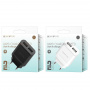 Сетевое зарядное устройство Borofone BA8A, 2 USB, 2.1A, черный