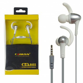 Наушники-вкладыши Coman CM-39 Silver