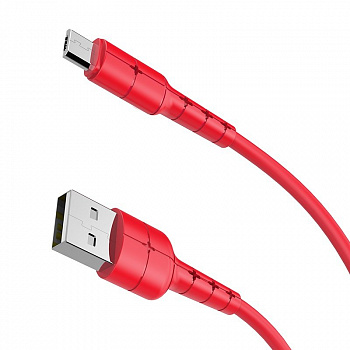 Кабель Hoco X30 USB - micro USB, 1.2 м красный