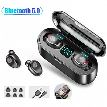 Беспроводные наушники F9 TWS Bluetooth 5.0