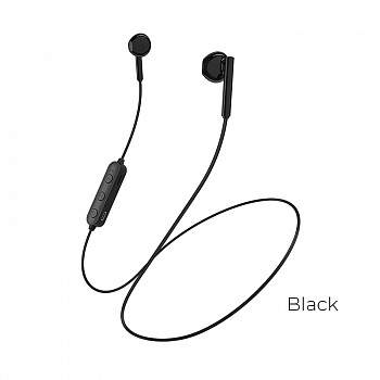 Беспроводные наушники BOROFONE BE27 Cool song sports, Bluetooth, 55 см, 70 мАч, Черный, Hands-free/T
