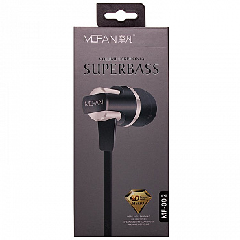 Наушники-вкладыши Mofan MF002 Black