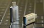 Переходник Remax RA-OTG1, USB - USB Type-C, золотой
