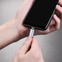 Кабель Hoco U40A, USB - USB Type-C, 1 м, серый