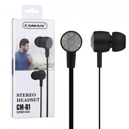 Наушники-вкладыши Coman CM-61