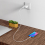 Зарядное устройство HOCO C78A Max energy, 2.4A, белый, кабель micro USB