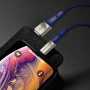 Кабель Borofone BU7 Superior, lightning, 1.2 м, синий
