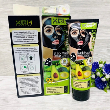 Маска для лица XQM Avocado Black Mask