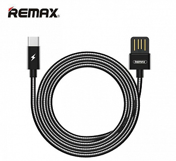 Кабель Remax Tinned RC-080a, USB - USB Type-C, черный