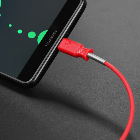 Кабель Hoco X24 Pisces, USB - USB Type-C, 1 м, красный
