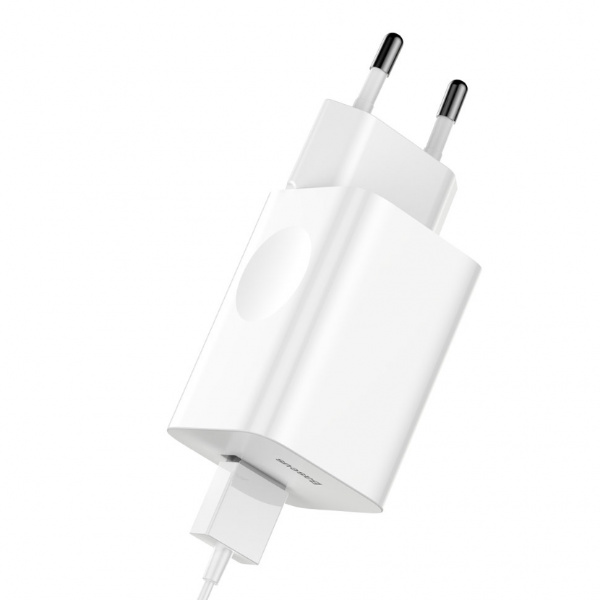 Сетевое зарядное устройство Baseus CCALL-BX02 QС 3.0, 1 USB Quick Charge 3.0, белый