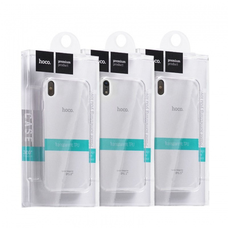 Чехол Hoco Light TPU для iPhone XS, черный