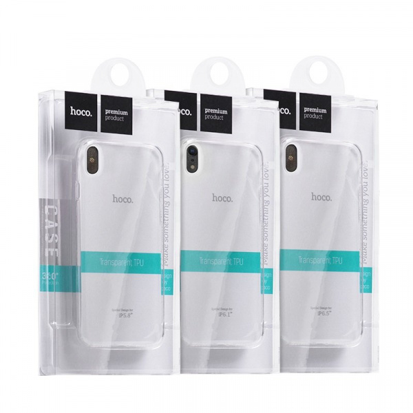 Чехол Hoco Light TPU для iPhone XS, черный