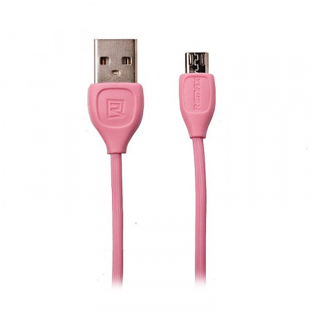 Кабель Remax Lesu RC-050m USB - micro USB, розовый