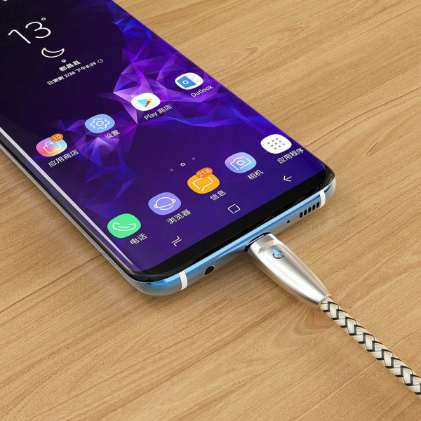 Кабель Borofone BU3 BlinkJet, USB - USB Type-C, 1.2 м, черный