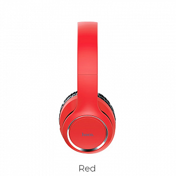 Беспроводные наушники HOCO W28 Journey, Bluetooth, красный