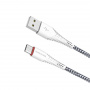 Кабель Borofone BX10 SmartSync, USB - USB Type-C, 1 м, белый