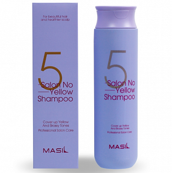 Masil 5 Salon No Yellow Shampoo Шампунь против желтизны волос 300 мл