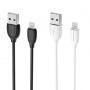 Кабель Borofone BX19, lightning, 1 м, черный