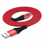 Кабель Hoco X38, USB - USB Type-C, 1 м, красный