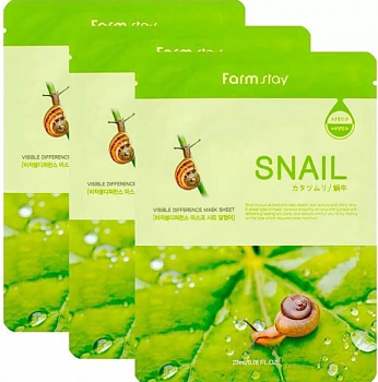 Тканевая маска для лица Farmstay SNAIL