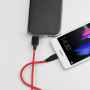 Кабель Hoco X21 Silicone SB - micro USB, 1 м черно-красный