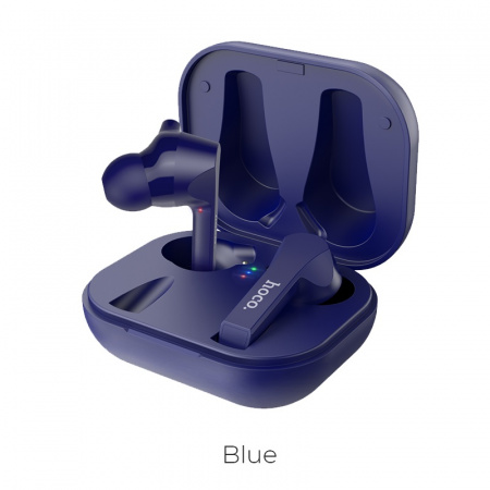 Беспроводные наушники HOCO ES34 Pleasure, Bluetooth, 400 мАч, синий, сенсорная функция, вызов Siri