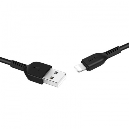 Кабель Hoco X20, lightning, 3 м, черный