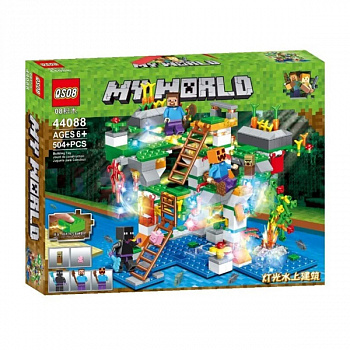 Конструктор QS08 My World 44088 Радужный остров 504 деталей