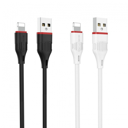 Кабель Borofone BX17, lightning, 1 м, белый