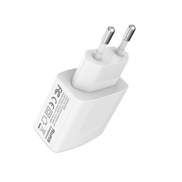 Сетевое зарядное устройство Borofone BA3A, 2 USB, 2.4A