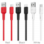 Кабель Borofone BX15 SoftJet USB - micro USB, 1 м черный