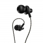 Проводные наушники BOROFONE BM42 Sophisticated, Jack 3.5mm, 1.2 м, Черный, контроллер с микрофоном