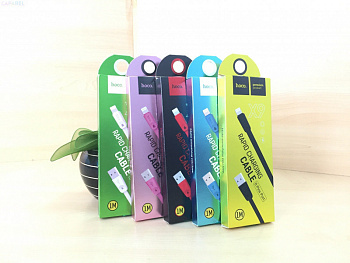 Кабель Hoco X9 High USB - micro USB, 2 м черный